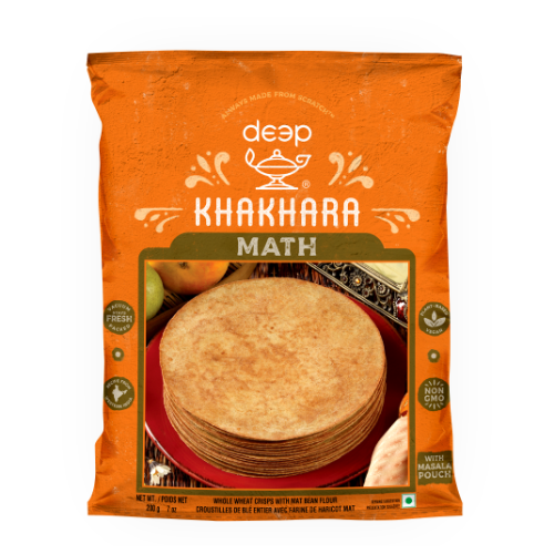 (00125)DEEP MATH NA KHAKHRA 0.180 KG X 32