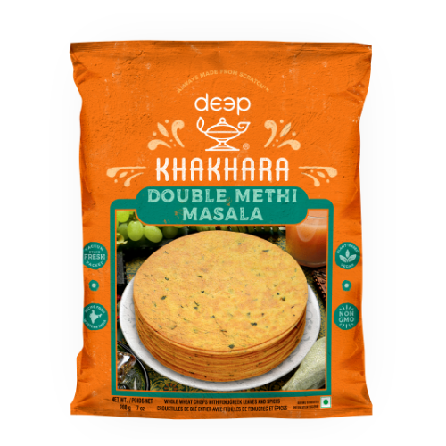 (00122) DEEP DOUBLE METHI MASALA KHAKHRA 0.200KG X 32