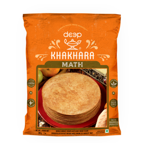 (00125) DEEP MATH NA KHAKHRA 0.180 KG X 32