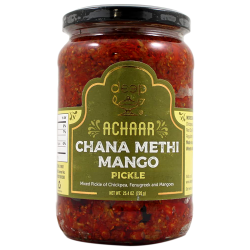 (P56) DEEP CHANA METHI PICKLE 0.720 KG X12 BOTTLE