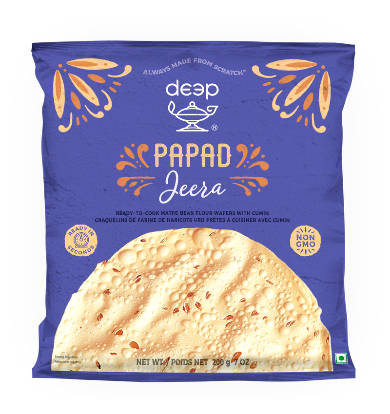 (DP2) JEERA PAPAD 0.200KG X 40