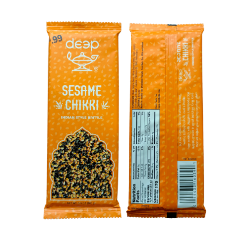 (CK7S) DEEP SESAME CHIKKI BAR 0.100KG X 30