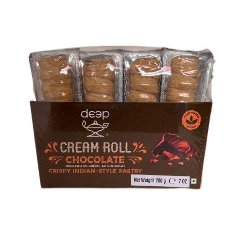 (DC43) DEEP CREAM ROLL CHOCOLATE 0.200KG X 18