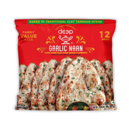 (BR38 ) FAMILY PACK GARLIC NAAN 0.900 KG X 8 BAGS