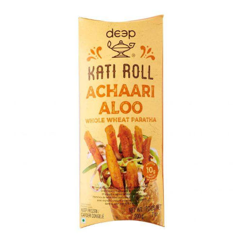 (KRAA) KATI ROLL ACHARI ALOO WHOLE WHEAT PARATHA 0.200KGX24