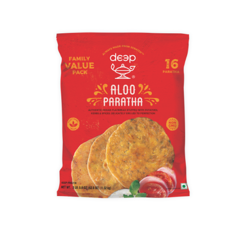 (BR39) FAMILY PACK ALOO PARATHA 1.520 KG X 8