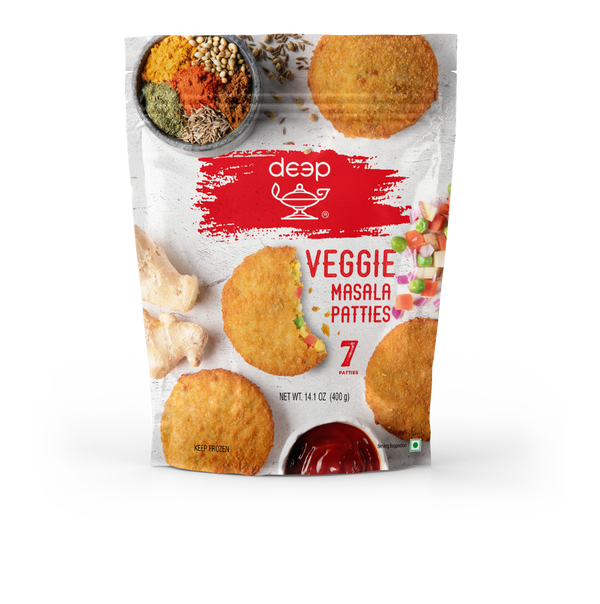 (DBA4) VEG MASALA PATTIES (7) 0.400KG X 18