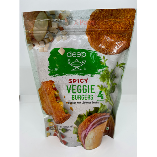 (DBA3) SPICY VEGGIE BURGER PATTY (4PCS) 0.400KG X 18