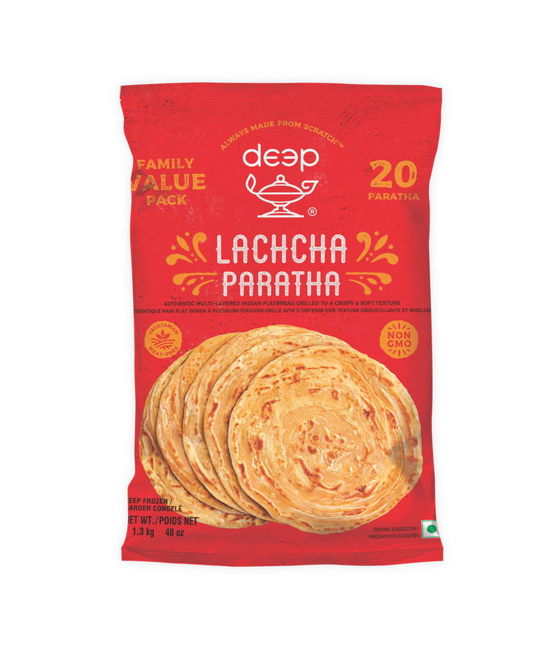 ( BR12) DEEP LACHCHA PARATHA 0.340KG X24