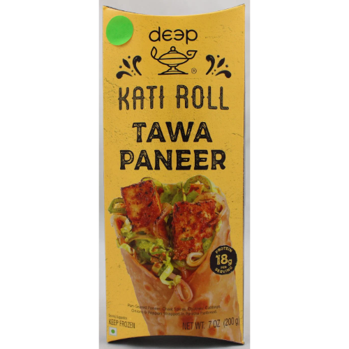 (KRTP) DEEP KATI ROLL TAWA PANEER 0.200KG X 24