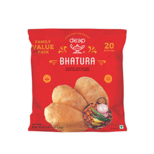 (BR36) DEEP BHATURA FAMILY PACK 20PCS 1.240KG X 8