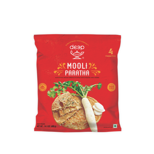 (BR56) DEEP MOOLI PARATHA 0.400KG X24