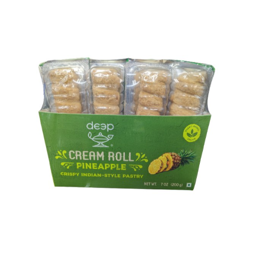 (DC42) DEEP CREAM ROLL PINEAPPLE 0.200KG X 18