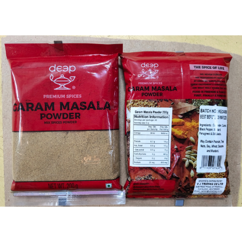 (S65) GARAM MASALA POWDER 0.200KG X 20